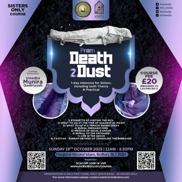 DEATH 2 DUST 1-day intensive course for Sisters